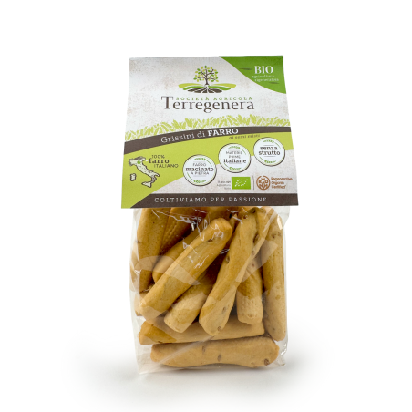 Grissini di farro bio e semi misti